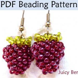 Beading Pattern Tutorial Earrings -..