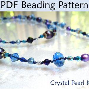 Beading Pattern Tutorial - Pearl Knotting - Simple..