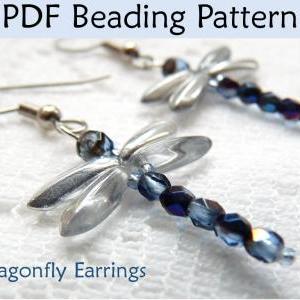 Beading Tutorial Pattern - Beaded Dragonfly..
