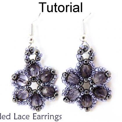 Jewelry Making Beading Tutorial Earrings - Beaded..