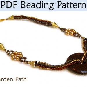 Beading Tutorial Pattern Necklace - Multi-strand..