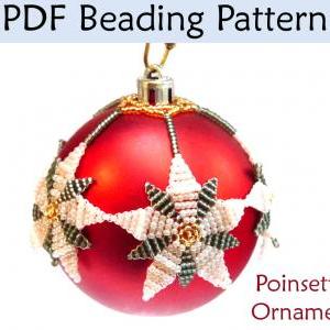 Beading Pattern Tutorial Christmas Ornament -..