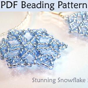 Stunning Snowflake Necklace Earring Set Pdf..