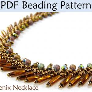 Beading Tutorial Pattern Necklace - St. Petersburg..