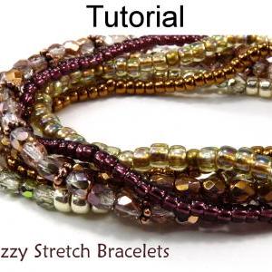 Easy Elastic Bracelet Tutorial -  Beaded bracelets diy, Stretch bracelets  tutorial, Jewelry making tutorials