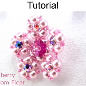 Beading Tutorial Pattern Necklace - Flower Float..