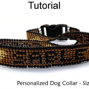 Beading Tutorial Pattern Dog Cat Collar - Beaded..