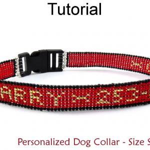 Beading Tutorial Pattern Dog Cat Collar -..