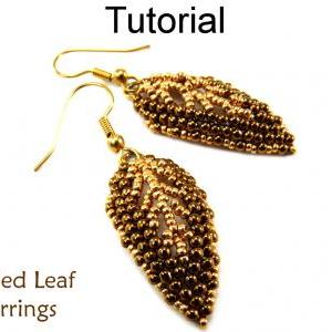 Beading Tutorial Pattern Earrings -..