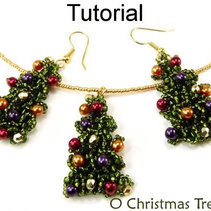 Beading Tutorial Pattern Earrings Necklace -..