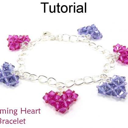 Beading Tutorial Pattern Bracelet - Valentines..