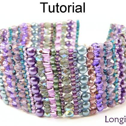 Beading Tutorial Bracelet - Brick Stitch - Simple..