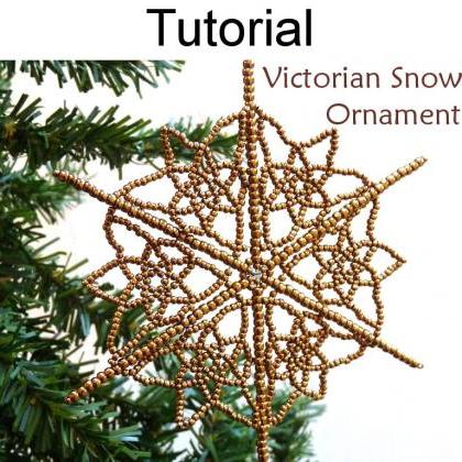 Beading Tutorial Pattern Christmas Ornament -..