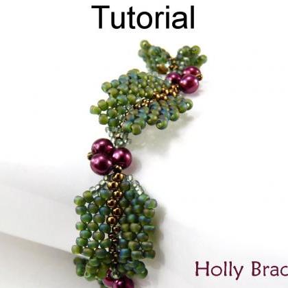 Beading Tutorial Pattern Christmas Bracelet -..