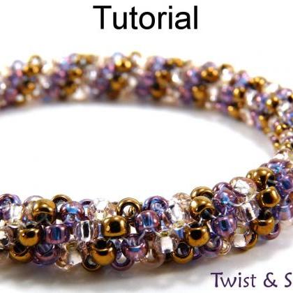 Jewelry Making Beading Tutorial Pattern Bracelet..