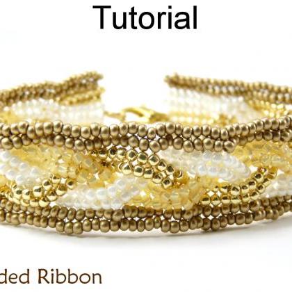 Beading Tutorial Bracelet - Herringbone Stitch - Simple Bead Patterns ...
