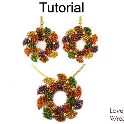 Christmas Holiday Beading Tutorial - Earrings And..