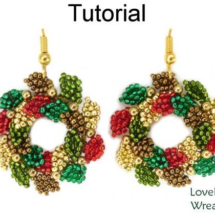 Christmas Holiday Beading Tutorial - Earrings And..