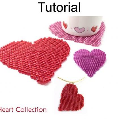 Beading Tutorial Pattern - Valentines Heart..