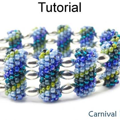 Beading Tutorial Pattern Bracelet - Beaded Bead..