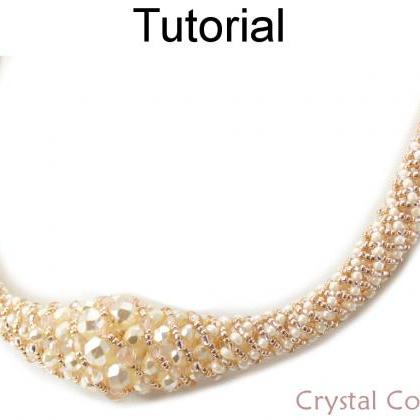 Beading Tutorial Pattern Necklace - Russian Spiral..