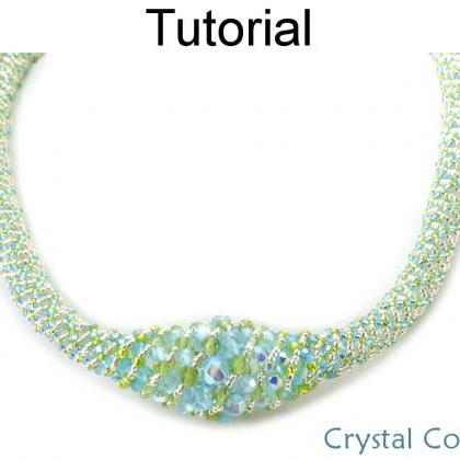 Beading Tutorial Pattern Necklace - Russian Spiral..