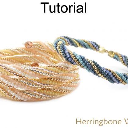 Twisted Herringbone Beading Pattern..