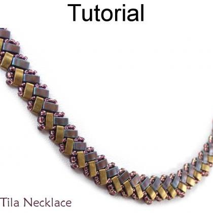 Beading Tutorial Pattern - Necklace..