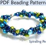 Beading Pattern Bracelet, PDF Instructions, Easy & Fast Beading Patterns, Bead Tutorial, Jewelry, Tutorials, Beaded Bracelets, Beadweaving