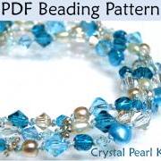Beading Patterns, Jewelry Beading Tutorial PDF, Pearl Knotting, Pearl Knot Instructions, Bead Pattern, Tutorials, Pearls, Bracelet Patterns #328