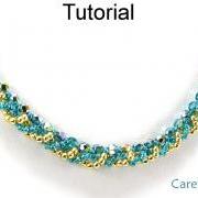 Jewelry Making Tutorial Pattern Necklace - Simple Bead Patterns - Carefree #5110