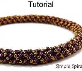 Exotic Twisted Path Bracelet Micro-Macrame TUTORIAL With VIDEO on Luulla