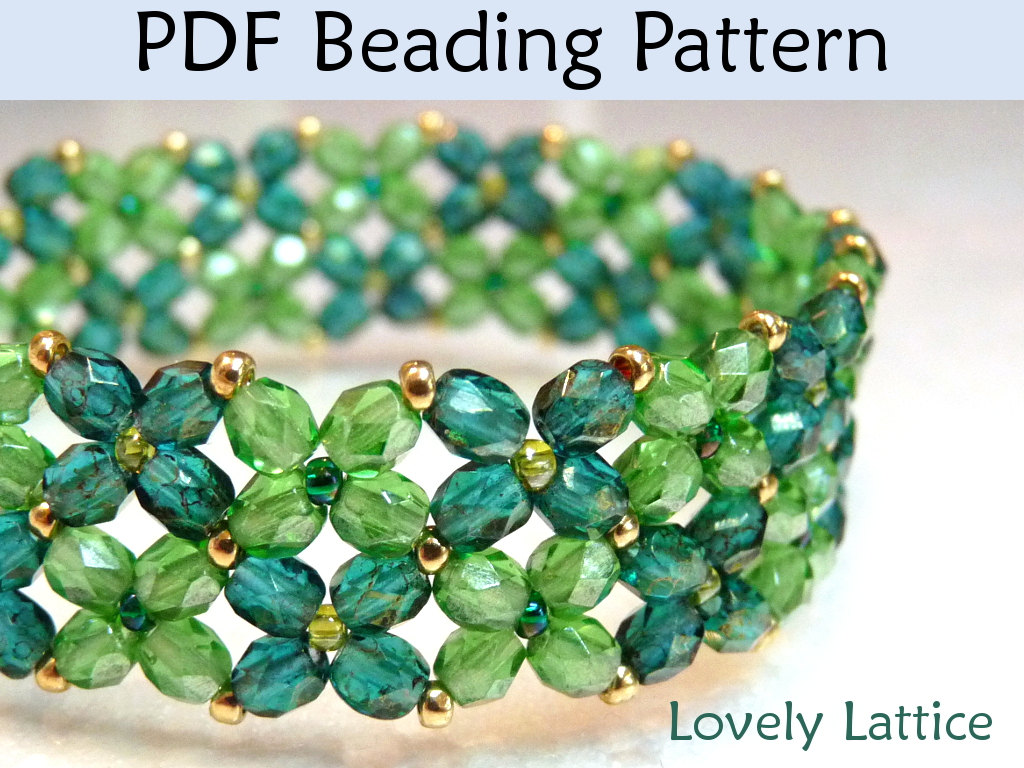 Beading Tutorial Pattern Bracelet Beginner Jewelry Making Simple