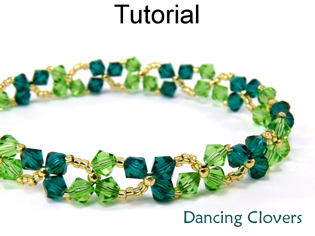 beginner beading tutorial. jewelry making with beads. crystal