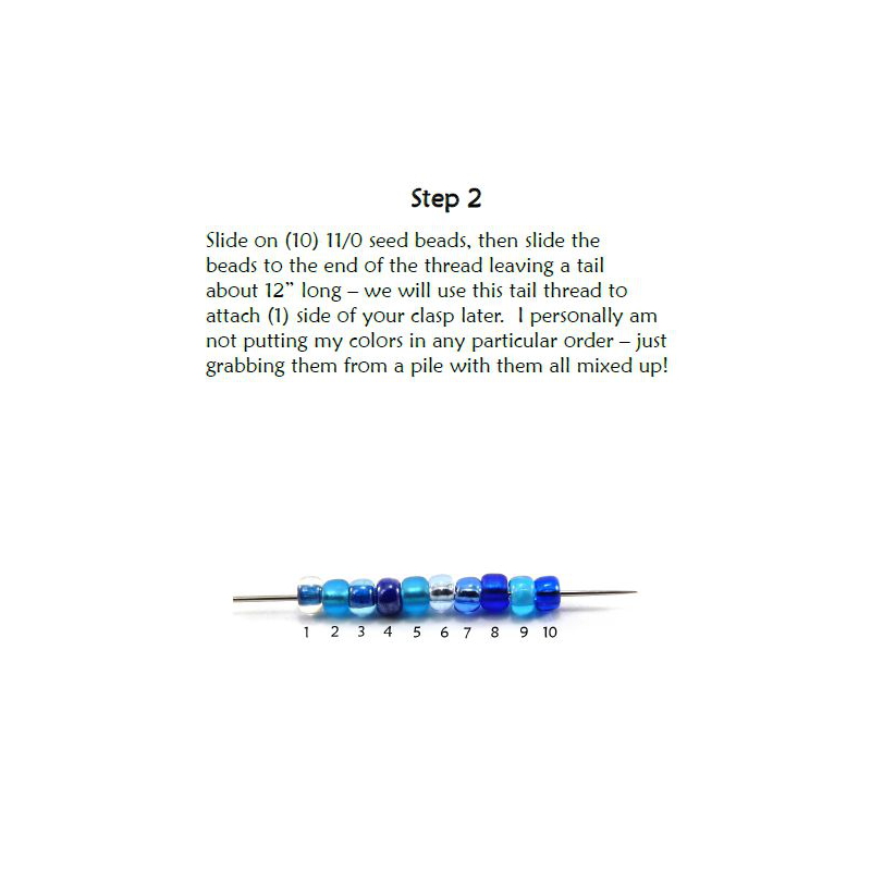 Beading Tutorial Pattern Bracelet - Square Stitch - Simple Bead ...