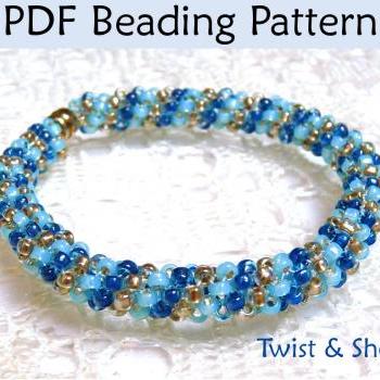 Beading Tutorial Pattern Bracelet Necklace Tubular Peyote Stitch