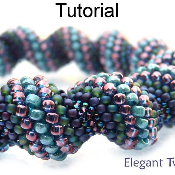 Tubular Peyote Bracelet Flat Peyote Stitch Tutorial Even Count