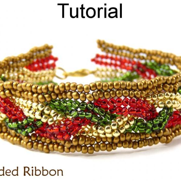 Beading Tutorial Ring Herringbone Stitch Simple Bead 