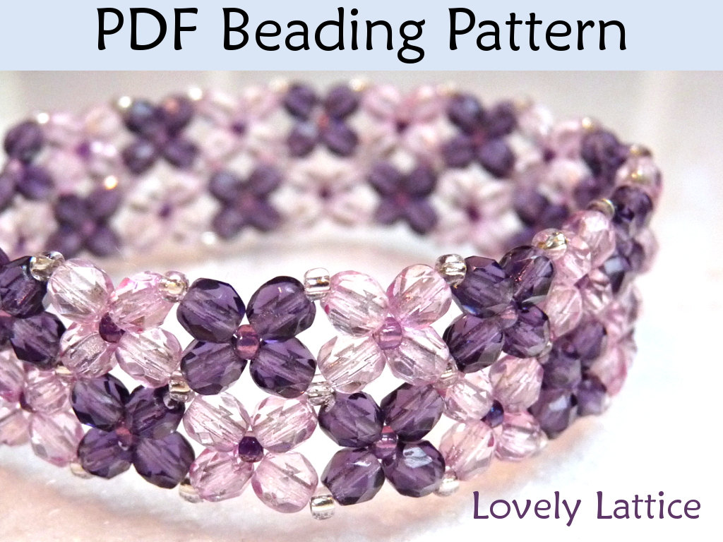 Beading Tutorial Pattern Bracelet Beginner Jewelry Making Simple