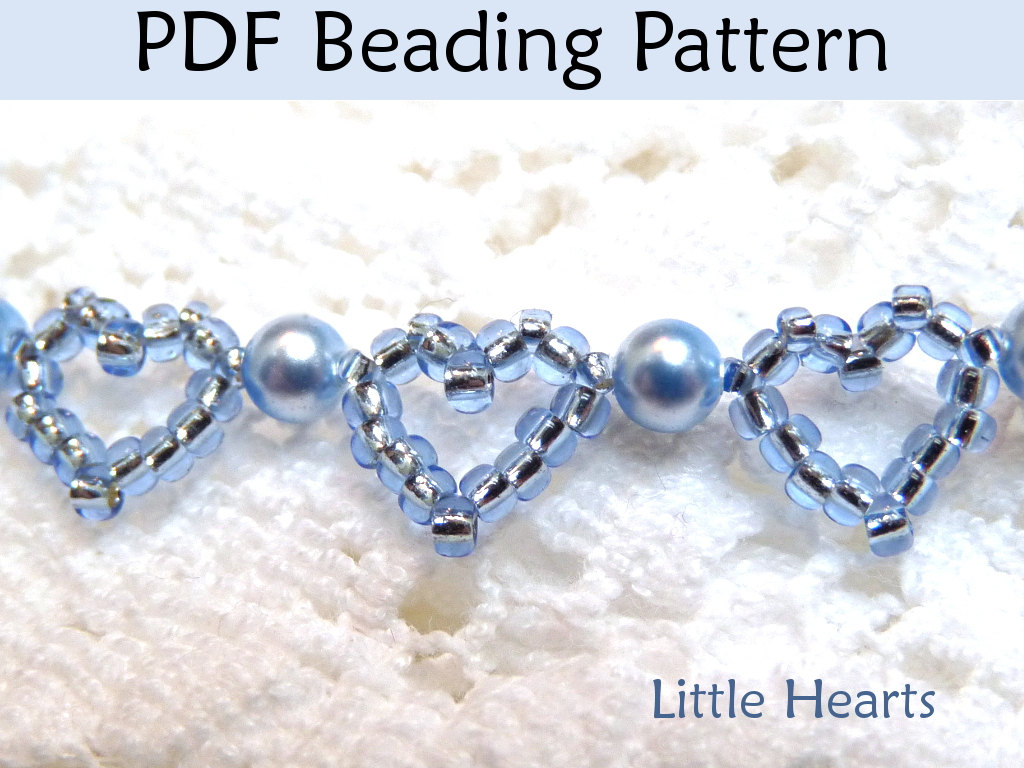 Beading Tutorial Pattern Bracelet Beaded Heart Jewelry Simple Bead