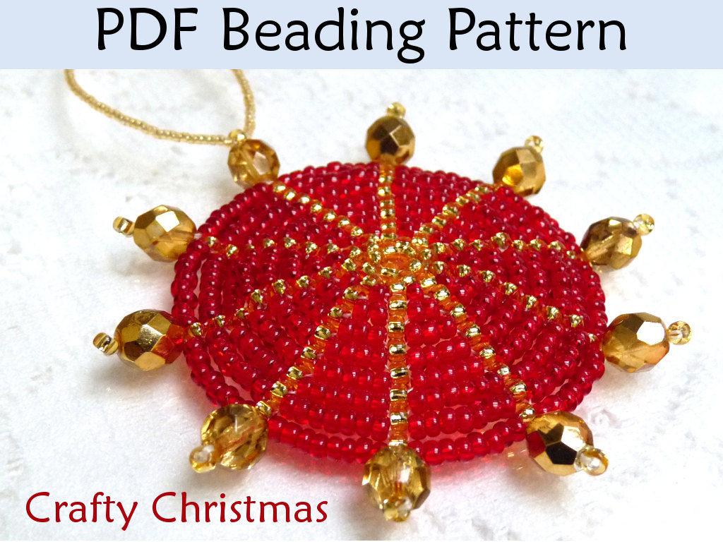 Beading patterns christmas ornaments Clearance