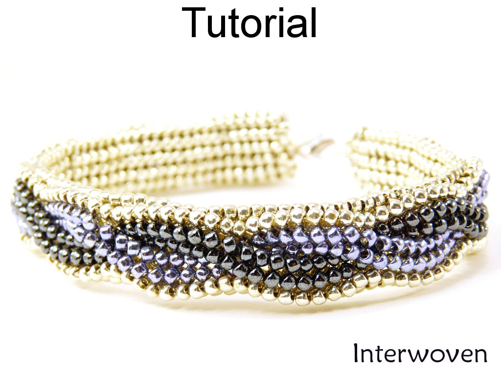 Beading Tutorial Bracelet Herringbone Stitch Simple Bead Patterns