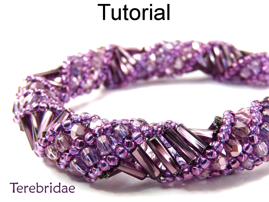 Beading Pattern Tutorial Bracelet Necklace Russian Spiral Stitch Simple Bead Patterns