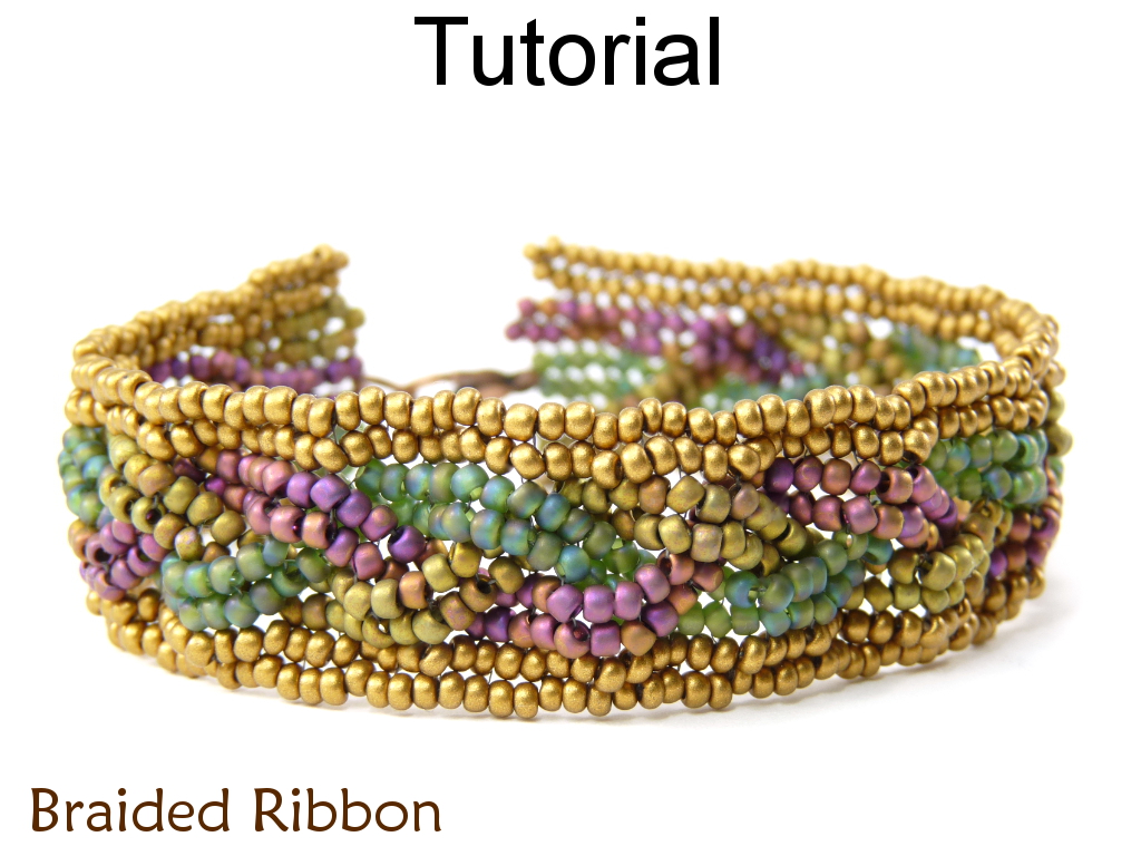 Beading Tutorial Bracelet - Herringbone Stitch - Simple Bead Patterns ...